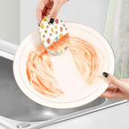YETTASBIN Thanksgiving Pumpkin 3PCS Wood Pulp Scrub Sponges, Reusable Absorbent Household Cleaning Sponge Non-Scratch Kitchen Dish Sponges, Multi-Surface Safe Scrubber for Nonstick Pans, Pots - Image 5