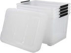 70 L Clear Plastic Large Storage Box - Image 7