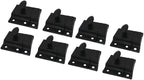 QCAA Oval Turn Cabinet Latch, for Cupboard & Other Furniture, Matte Black by QCAAHardware