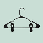 Black Hanger Clips 30 PCS, Plastic Hangers Clips Perfect - Image 6