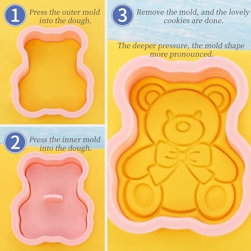 Baby Shower Cookie Cutters 8Pcs Fondant Molds for Baby Birthday Party - Image 4