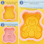 Baby Shower Cookie Cutters 8Pcs Fondant Molds for Baby Birthday Party - Image 4