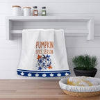 OHSUL Chinoiserie Fall Pumpkin Kitchen Dish Towels Dishcloth 16x24 Set of 2 - Image 3