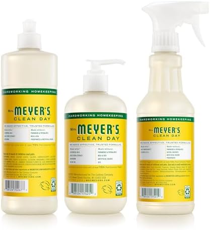 MRS. MEYER'S CLEAN DAY Kitchen Basics Set, Honeysuckle, Cleaning Supplies