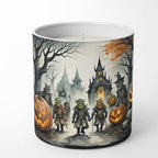 Caroline's Treasures DAC2262CDL Orcs Spooky Halloween Decorative Soy Candle Nature Soy Wax Essential Oil Home Decor Ideal for Bedroom Kitchen Bath Office Gift, 10 oz