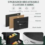 5 Drawers Dresser for Bedroom Fabric Storage Tower with Wooden Top