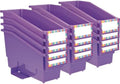 Really Good Stuff Non-Tip Book & Binder Holders with Stabilizer Wings