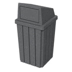 32 Gallon Square Slatted 100% Recycled Plastic Heavy-Duty Commercial Outdoor or by SturdyEssentials