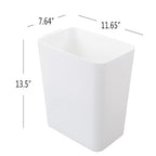 3-Pack 4.5 Gallon Trash Can Wastebasket, Garbage Container Bin - Image 2