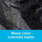 250 Count, 40-45 Gallon Trash Bags, Heavy Duty Black Bags, 45 Gallon - Image 3