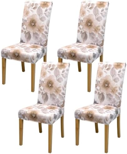 Dining Chair Covers, Stretch Seat Covers, Washable Furniture Protector