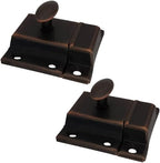 QCAA Oval Turn Cabinet Latch, for Cupboard & Other Furniture, Antique Copper by QCAAHardware