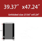 48 gallon heavy duty trash bags, 39.37x47.24 inches, extra strong construction - Image 3