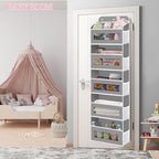 Over The Door Organizer, 5 Shelves Closet Door Hanging Organizer - Image 5