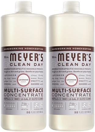 MRS. MEYER'S CLEAN DAY Multi-Surface Concentrate, Lavender, 32 oz, 2 Pack