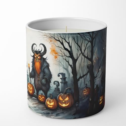 Caroline's Treasures DAC2247CDL Krampus The Christmas Demon Spooky Halloween Decorative Soy Candle Nature Soy Wax Essential Oil Home Decor Ideal for Bedroom Kitchen Bath Office Gift, 10 oz