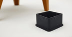 Flyshop Heavy Duty Non-Slip Rubber Leg Tips Floor Protectors Square Chair Leg - Image 3