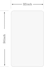 Crystal Clear 1/5" Thick 54" x 32" Heavy Duty Hard Chair Mat, Can be Used on - Image 6