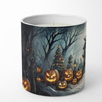 Caroline's Treasures DAC2247CDL Krampus The Christmas Demon Spooky Halloween Decorative Soy Candle Nature Soy Wax Essential Oil Home Decor Ideal for Bedroom Kitchen Bath Office Gift, 10 oz