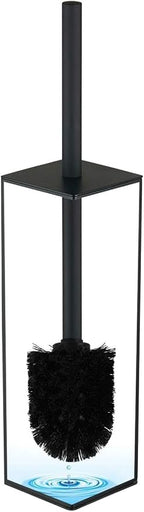Matte Black Square Stainless Steel Toilet Brush - Image 4