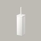 Gatco 1488W Elegant Square Toilet Brush Holder, Matte White by Gatco