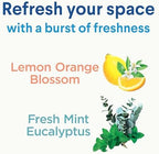 Clorox Disinfecting Mist, Lemon and Orange Blossom, 1 Spray and 1 Refill, 16 oz Each