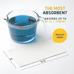 Lunderg Toilet Liners with Lemon Absorbent Pads - 20 Disposable Toilet Bags