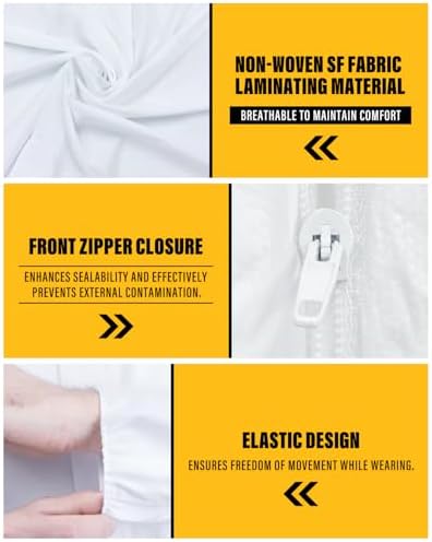 Hazmat Suits Disposable Coveralls, Paint Suit, Painter Suit