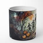 Caroline's Treasures DAC2290CDL Zombies Spooky Halloween Decorative Soy Candle Nature Soy Wax Essential Oil Home Decor Ideal for Bedroom Kitchen Bath Office Gift, 10 oz