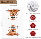 Halloween Pumpkin West Highland White Terrier Kitchen Towels, Westie Gifts, Fall Coffee Dog Dish Tea Towels for Kitchen, Fall Halloween Decorative Hand Towel for Bathroom, 16x24 Inch - Image 7
