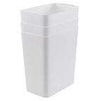 Xyskin 3 Pack Plastic Trash Wastebasket, Garbage Cans, Deskside Garbage Bin - Image 4