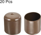 uxcell 20pcs Rubber End Caps 39mm ID Vinyl PVC Round Tube Bolt Cap Cover Screw - Image 2