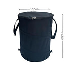 Collapsible Trash can with lid, Foldable Camping Trash can, Pop-up Trash can - Image 3