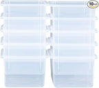 Wood Designs Cubby Storage Bin, Heavy Duty Plastic Containers by Unknown