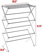 Displays By Jack Portable Collapsible Clothing Dryer Rack, Foldable Drying Rack - Image 4