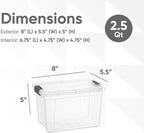Superio Clear Storage Bins - Image 3