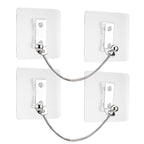 Furniture Anchors 2 Pairs No Drill Heavy Duty Anchors Fridge Lock Adjustable by Unknown