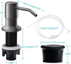 Soap Dispenser for Kitchen Sink, in Sink Soap Dispenser Pump, Say Goodbye to - Image 7