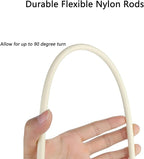 25 Feet Stove Pipe Clean Brush Extension Rods Flexible Fireplace Chimney Brush - Image 6