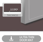Ultra Thin Door Mat Indoor Entrance, 1/10 in Thin Door Mats - Image 2