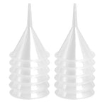 12 Pcs Small Funnel & Mini Funnel 1.57" Opening, 0.1" Narrow Tip by Kanlpeia