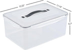 4-Pack 14.5 L Food Sealed Storage Container, Plastic Boxes - Image 4