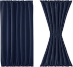 DWCN French Door Curtains – Rod Pocket Thermal Blackout Curtain - Image 7