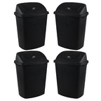 10 Gallon Plastic Swing Top Trash Cans by Drephia