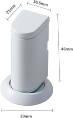 Windproof Magnetic Door Stoppers, 0-0.78" Stroke Mechanical Doorstop, No-Hole - Image 2