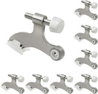 8 Pack Hinge Pin Brushed Nickel Door Stopper, Adjustable Heavy Duty Hinge Pin by SUNTAI