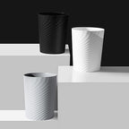 UUJOLY Plastic Small Trash Can Wastebasket, Garbage Container Basket - Image 6