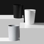 UUJOLY Plastic Small Trash Can Wastebasket, Garbage Container Basket - Image 3