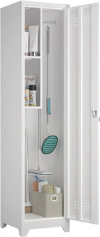 Slim Broom Storage Cabinets, Metal Cabinet by STEELIST