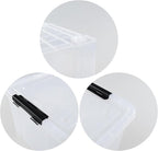 4-Pack 50 L Clear Plastic Storage Bin, Large Clear Latch Box - Image 3